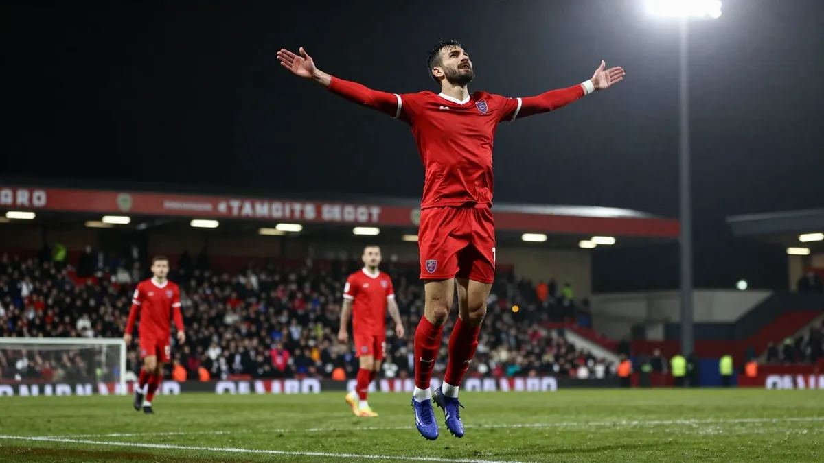 James Bree's first-half goal gave ten-man Southampton a 1-0 win over Portsmouth, their first league derby victory at St...